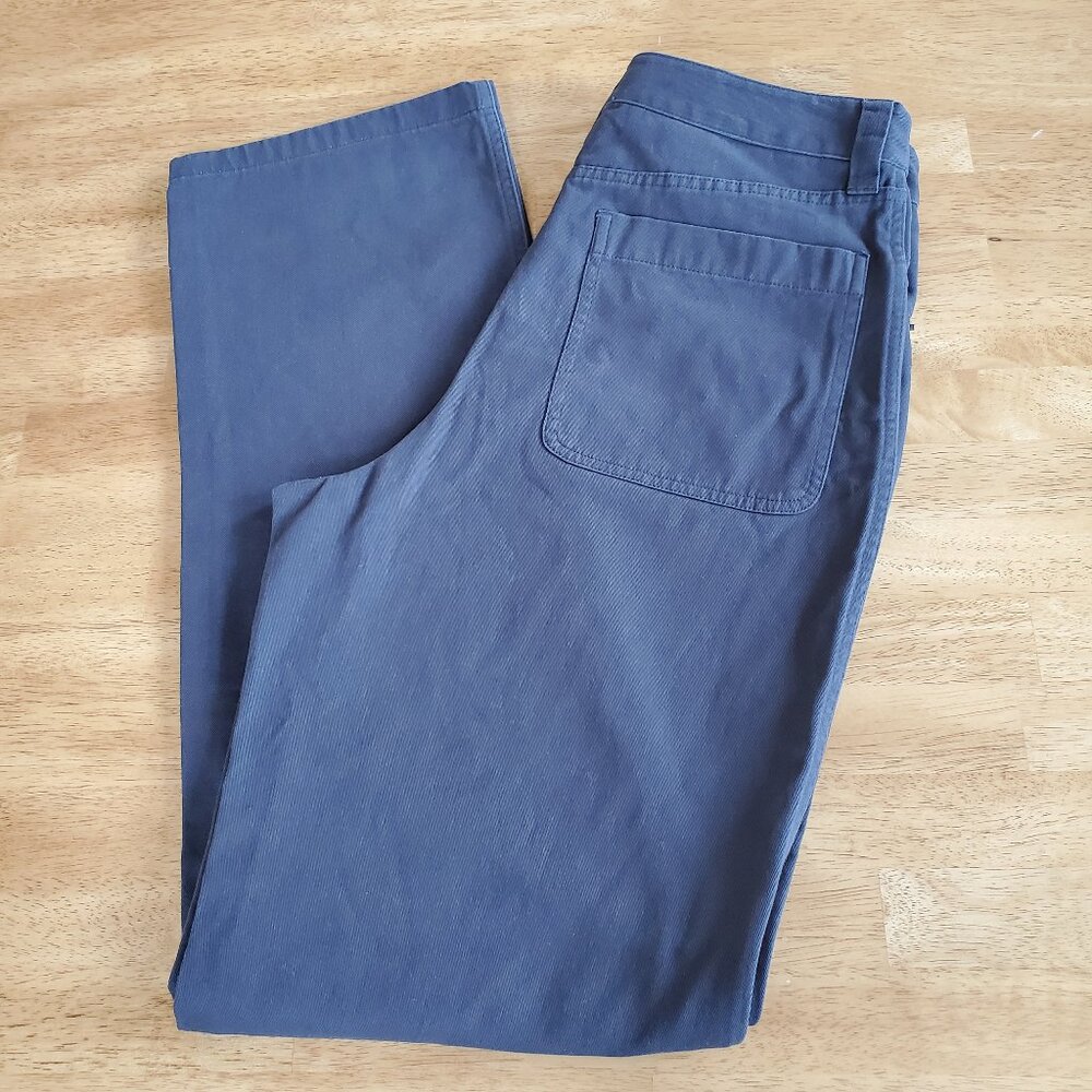 Abound Dark Grey Trouser Khaki Straight Leg 100% Cotton Pants Workwear Casual